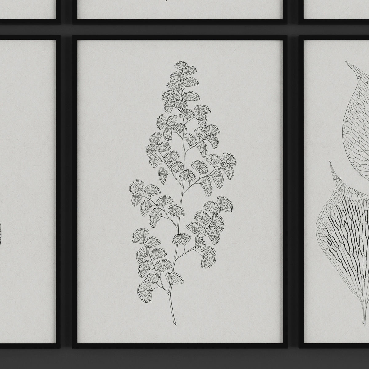 Picture Frames Low-poly 3D model_3