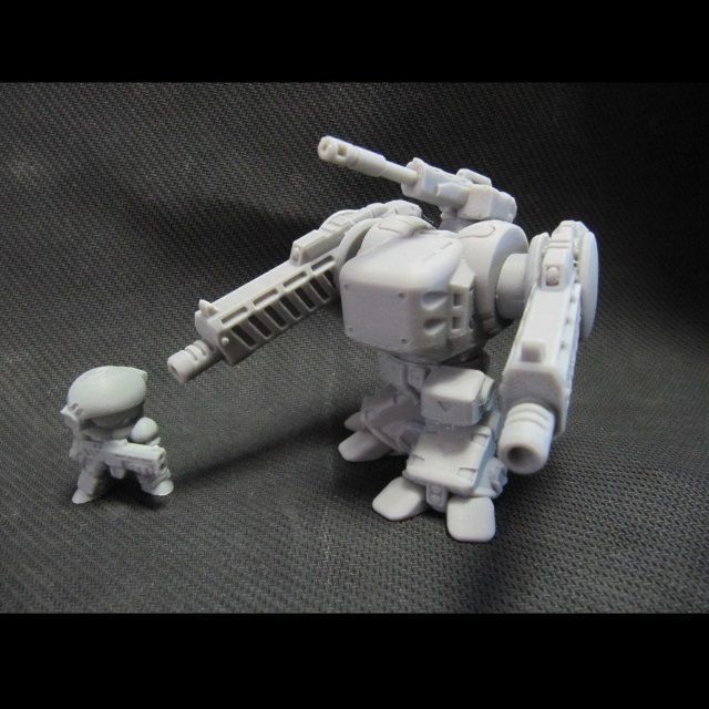 CHIBI-TECH SD - DYNA-GAP       Free 3D print model_4