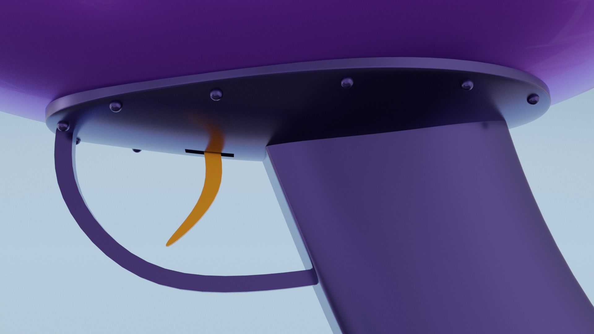 Space Gun Low-poly 3D model_12