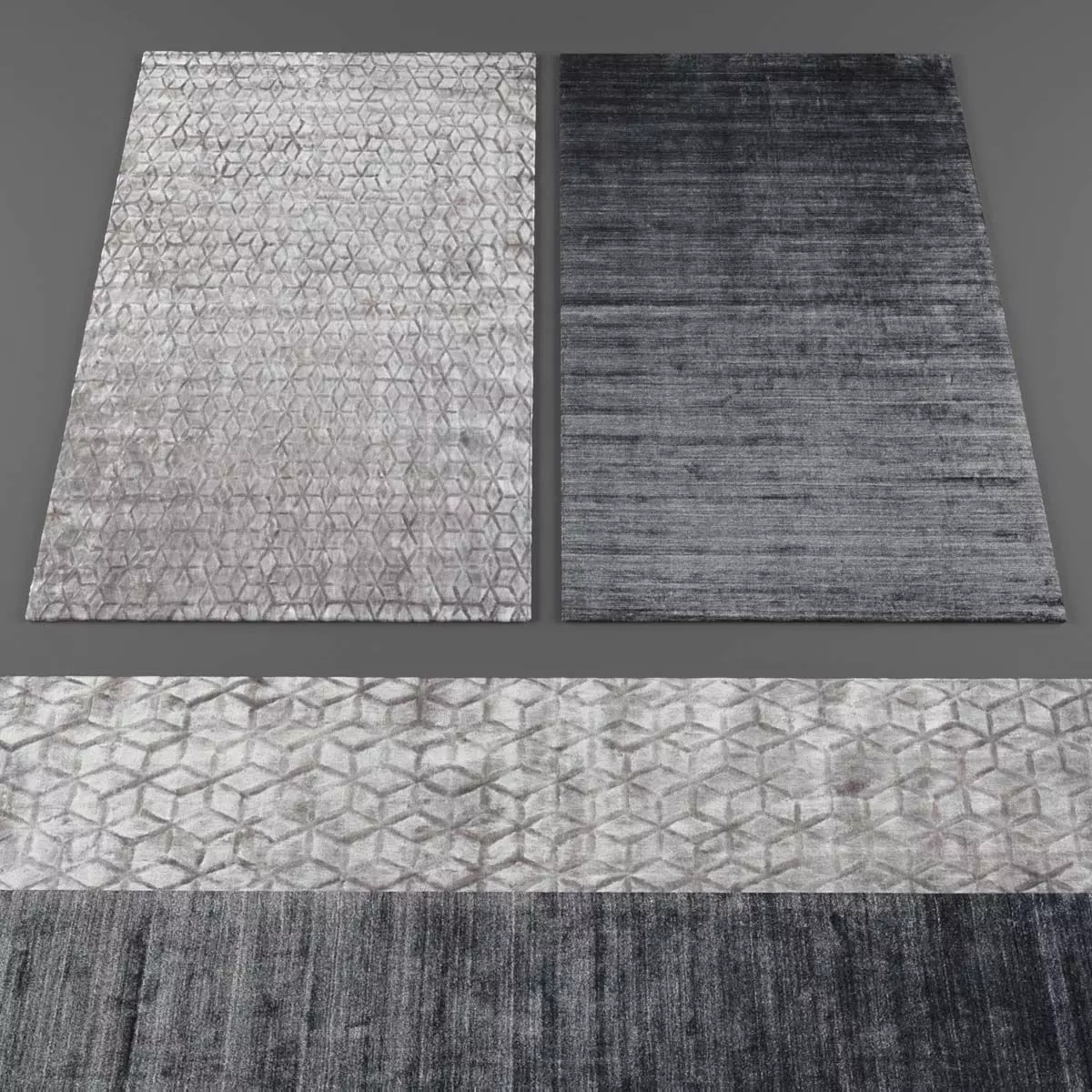 Rugs collection 137 Low-poly 3D model_0