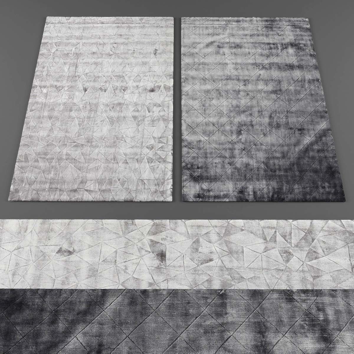 Rugs collection 137 Low-poly 3D model_2