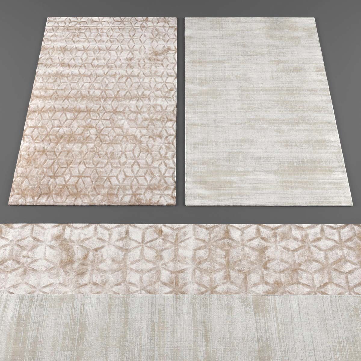 Rugs collection 138 Low-poly 3D model_2