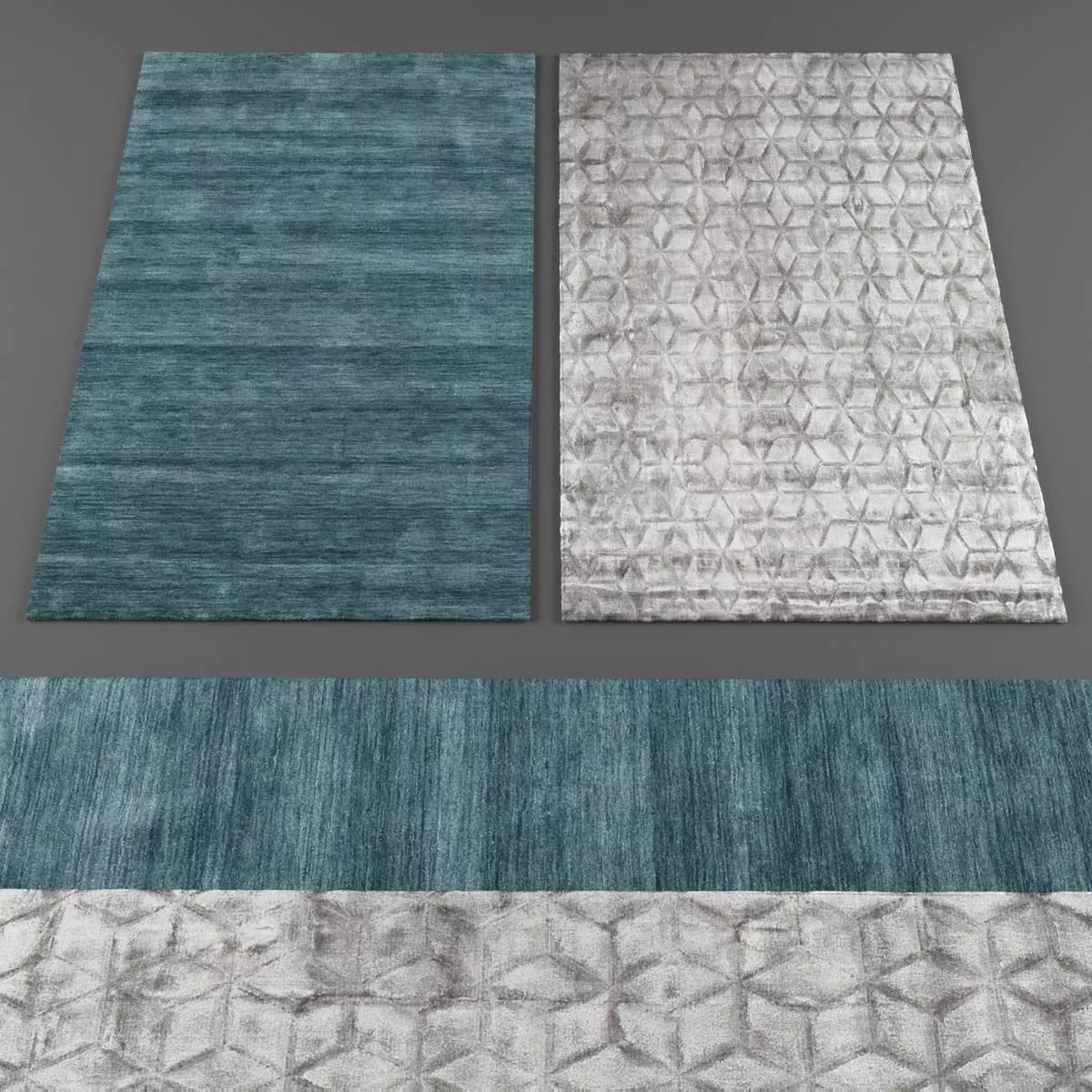 Rugs collection 138 Low-poly 3D model_0
