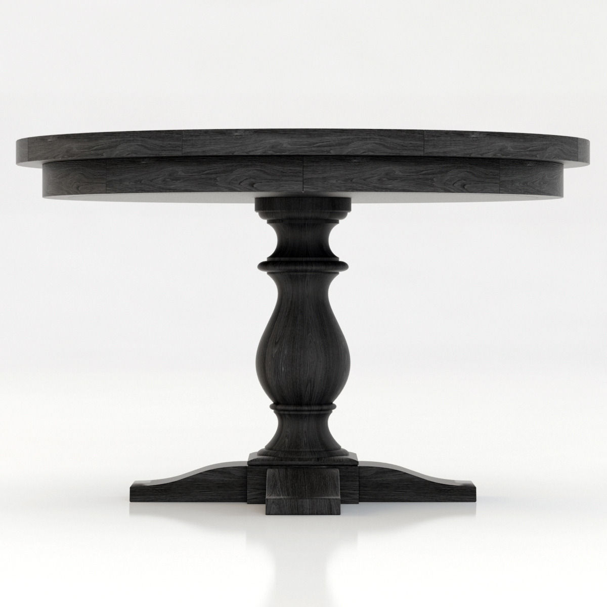 Restoration Hardware Monastery Round Dining Table 3D model_1