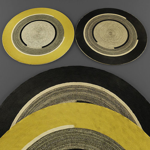 Rugs collection 139 Low-poly 3D model