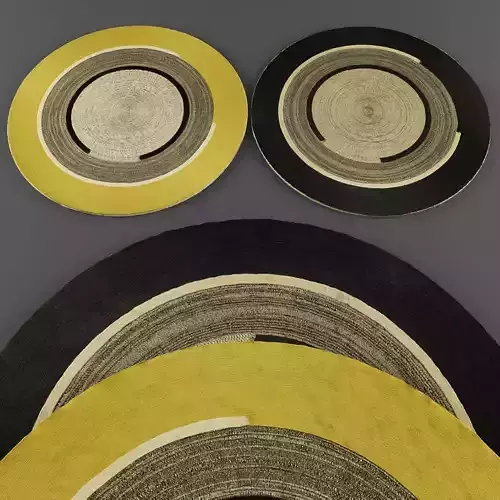 Rugs collection 139 Low-poly 3D model