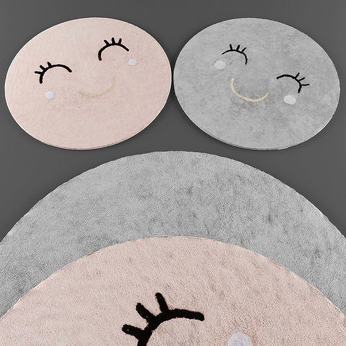 Rugs collection 145 Low-poly 3D model