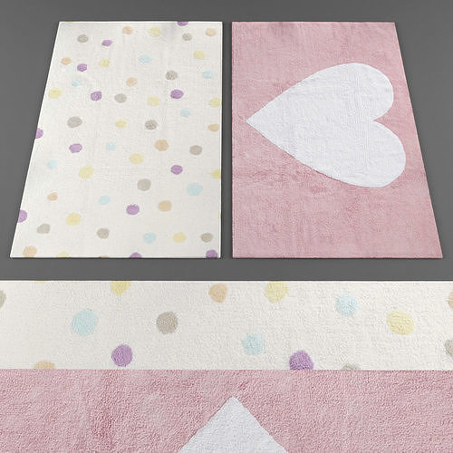 Rugs collection 146 Low-poly 3D model