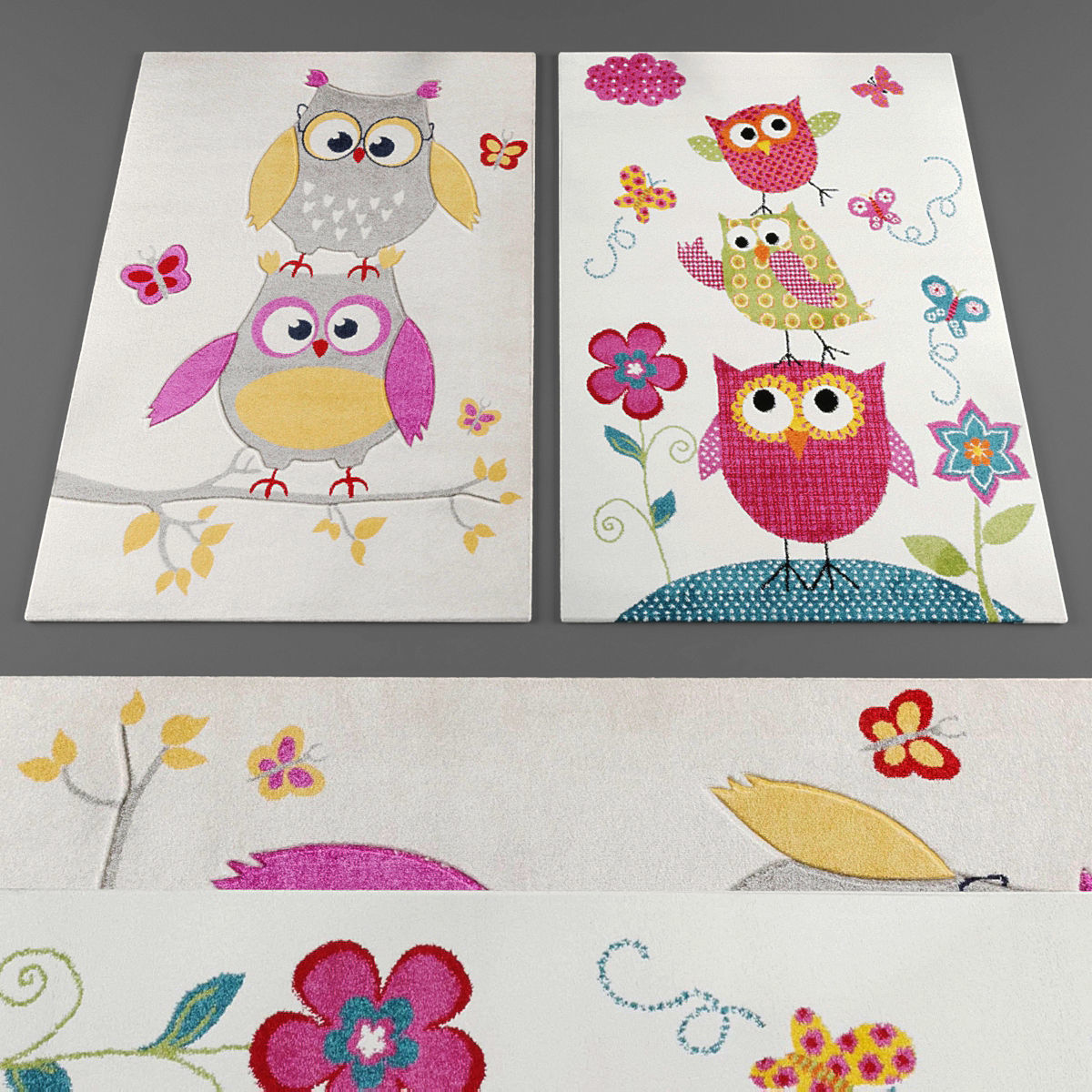 Rugs collection 147 Low-poly 3D model_1