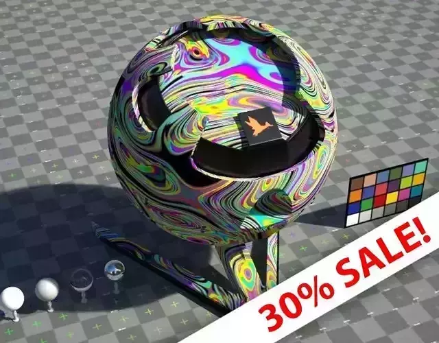Groovy Hippy shader -  VRay shader no textures  Texture