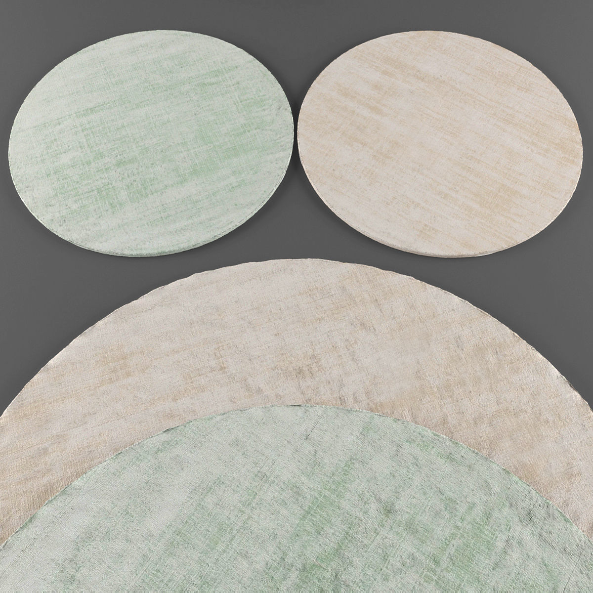 Rugs collection 150 Low-poly 3D model_1