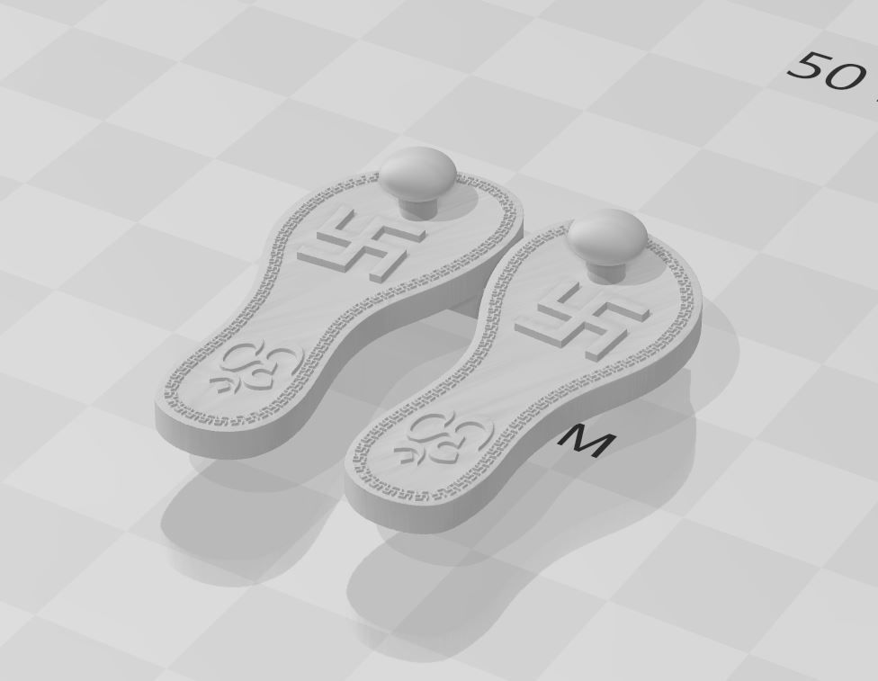 Lotus feet Om Sai Ram - 2020 3D print model_6