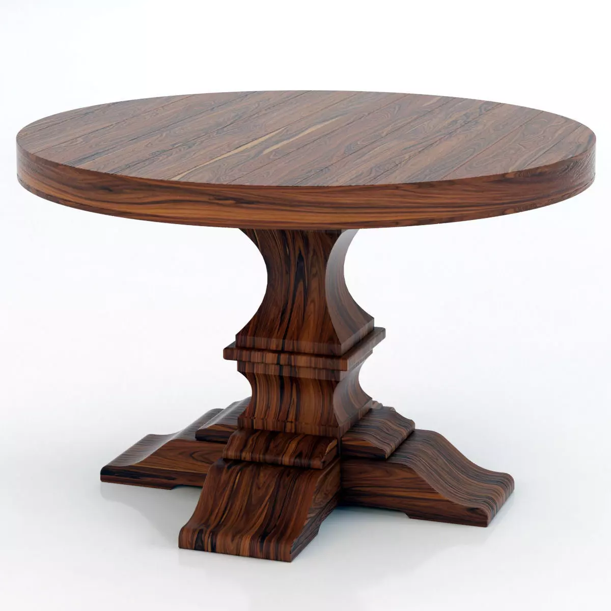 Restoration Hardware Dumont Round Dining Table 3D model_0