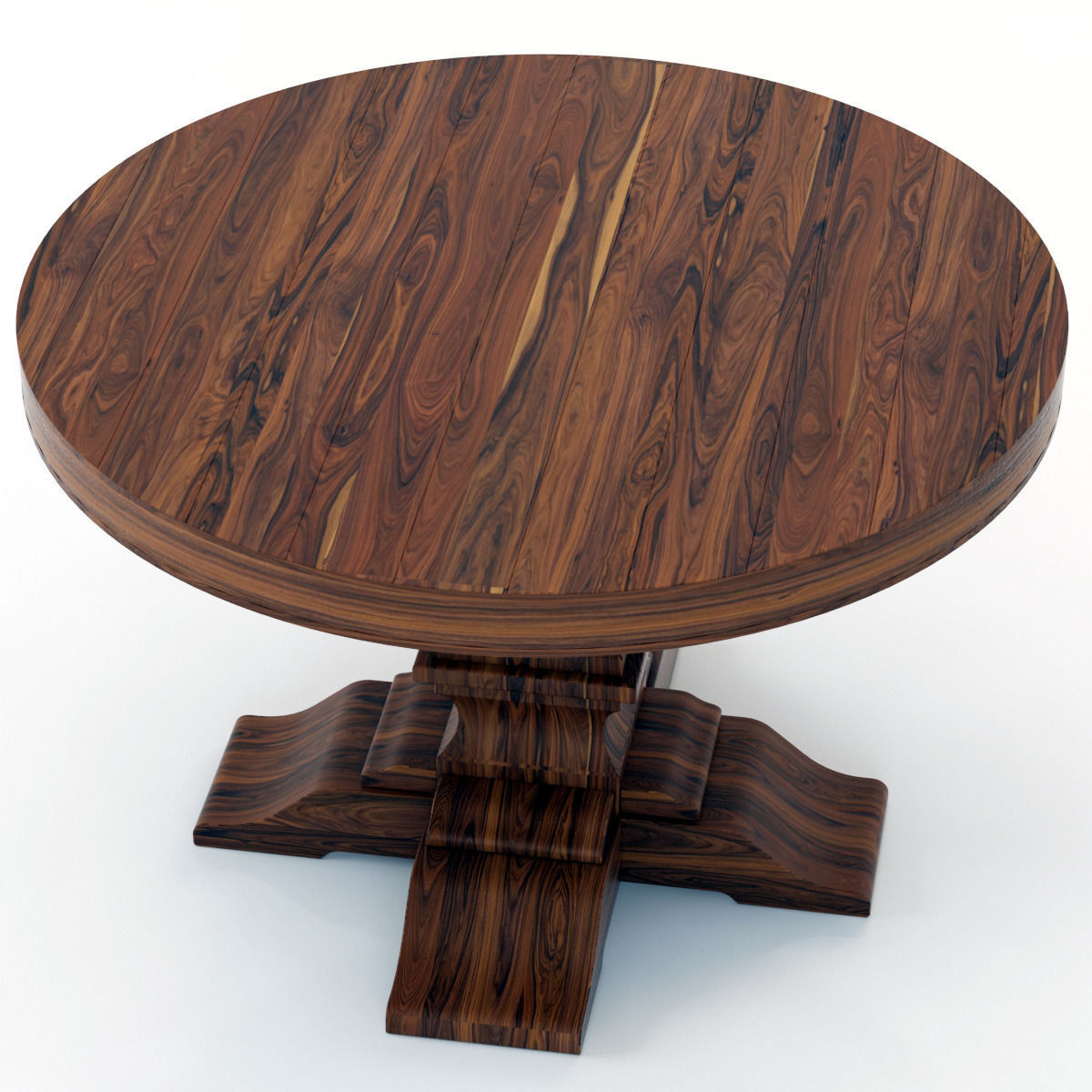 Restoration Hardware Dumont Round Dining Table 3D model_1
