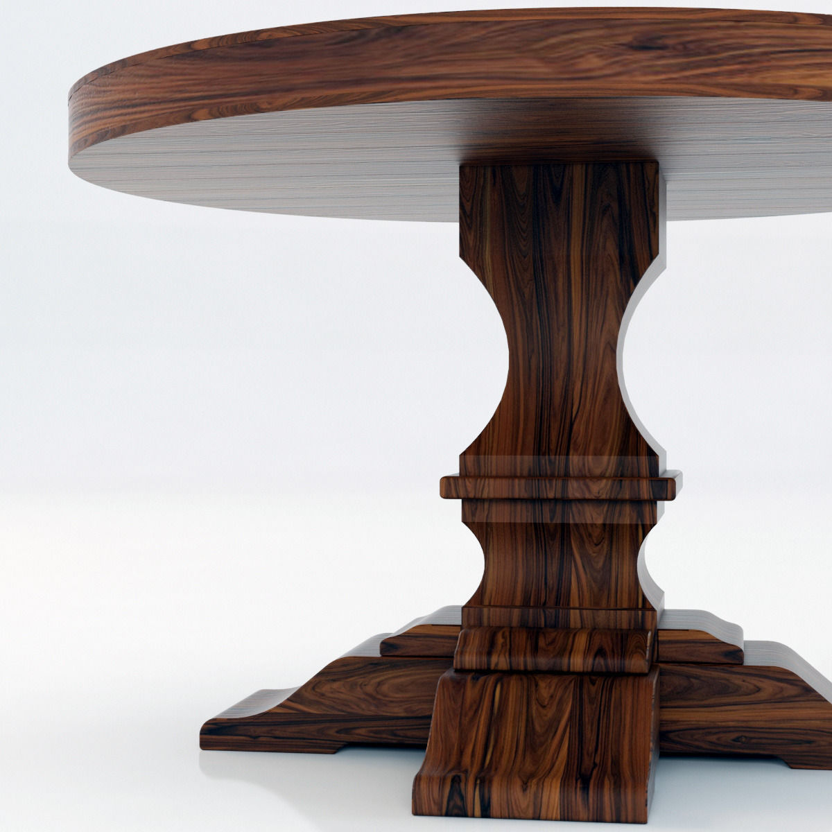 Restoration Hardware Dumont Round Dining Table 3D model_3
