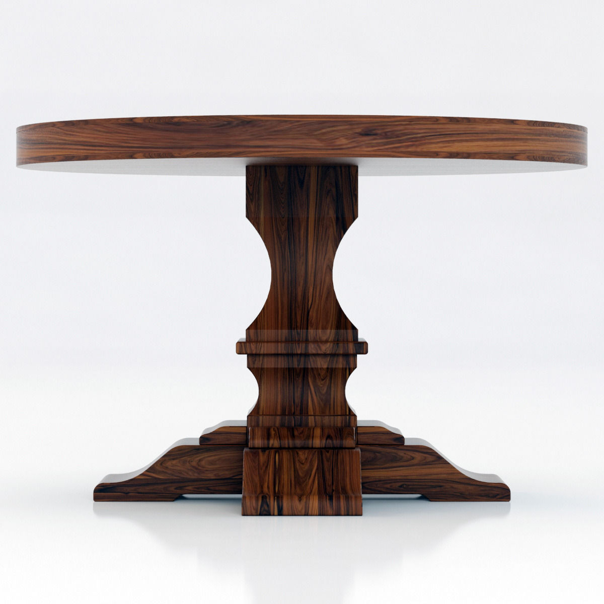 Restoration Hardware Dumont Round Dining Table 3D model_2