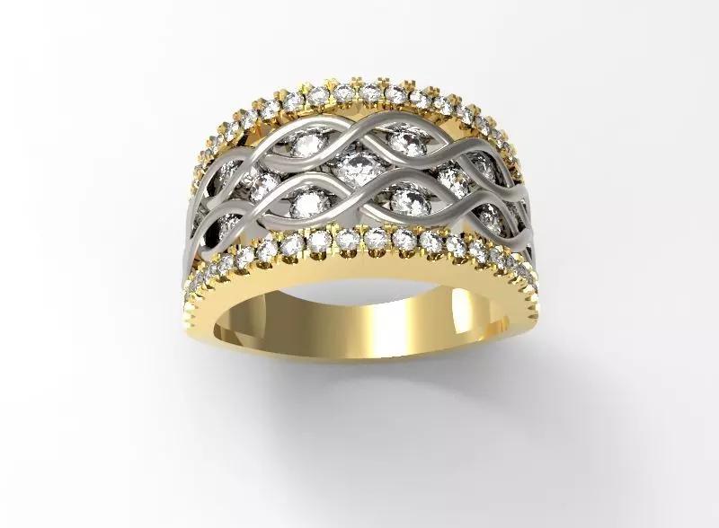 3D Print Ring Model 08 3D print model