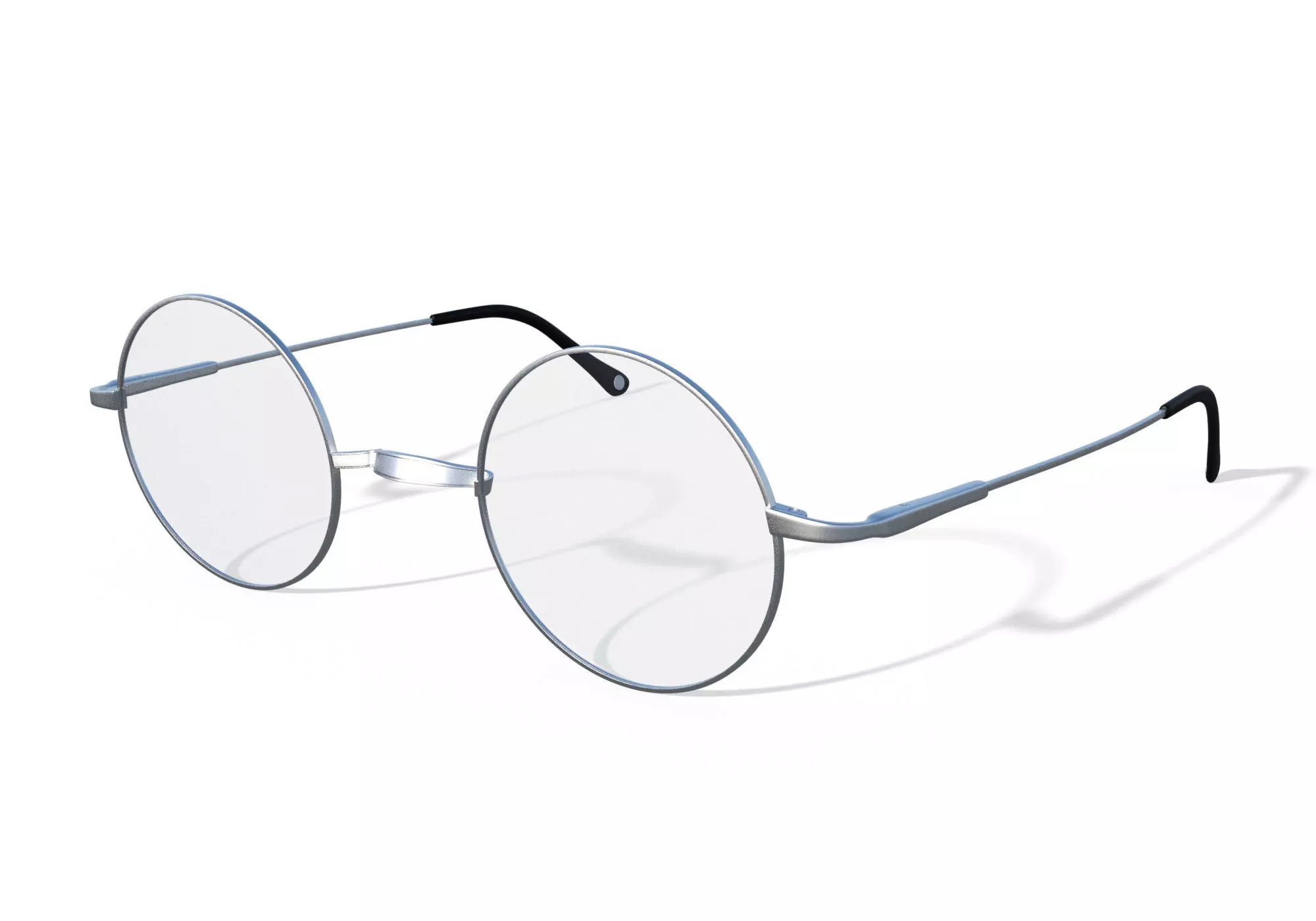 Glasses round Free 3D model