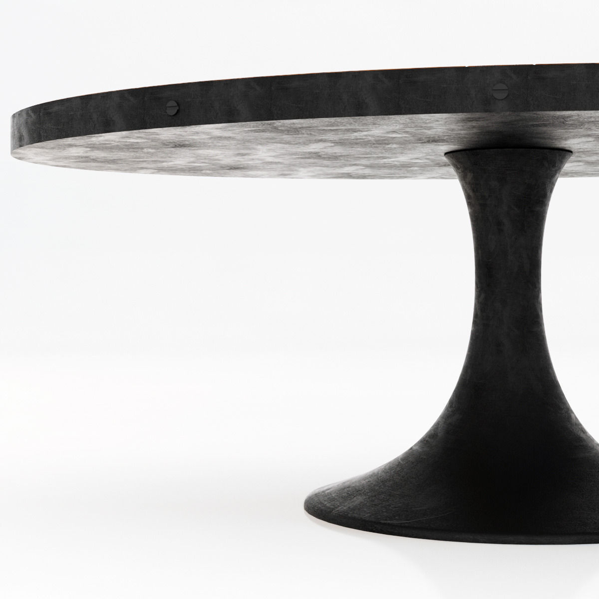 Restoration Hardware Aero Oval Dining Table 3D model_3