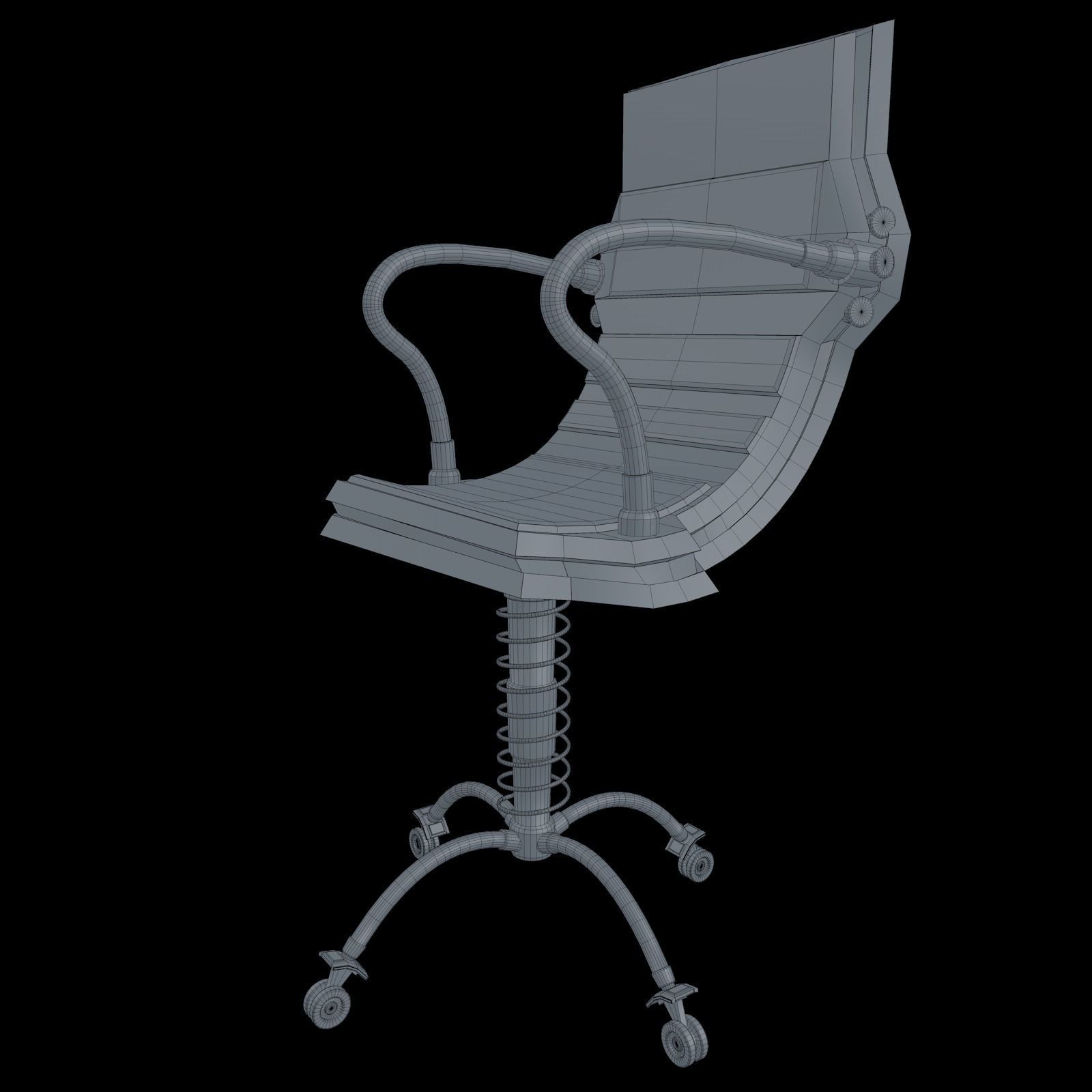 Sci Fi Chair 3D model_14