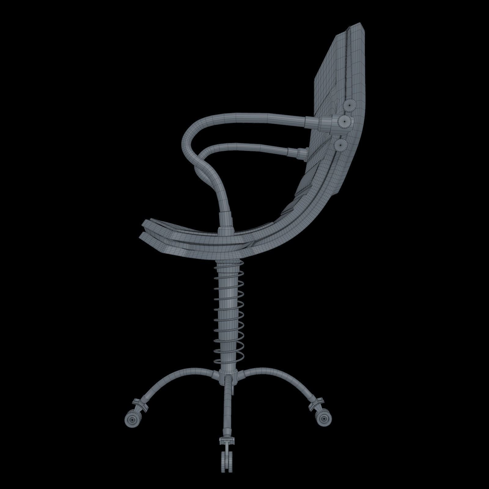 Sci Fi Chair 3D model_24