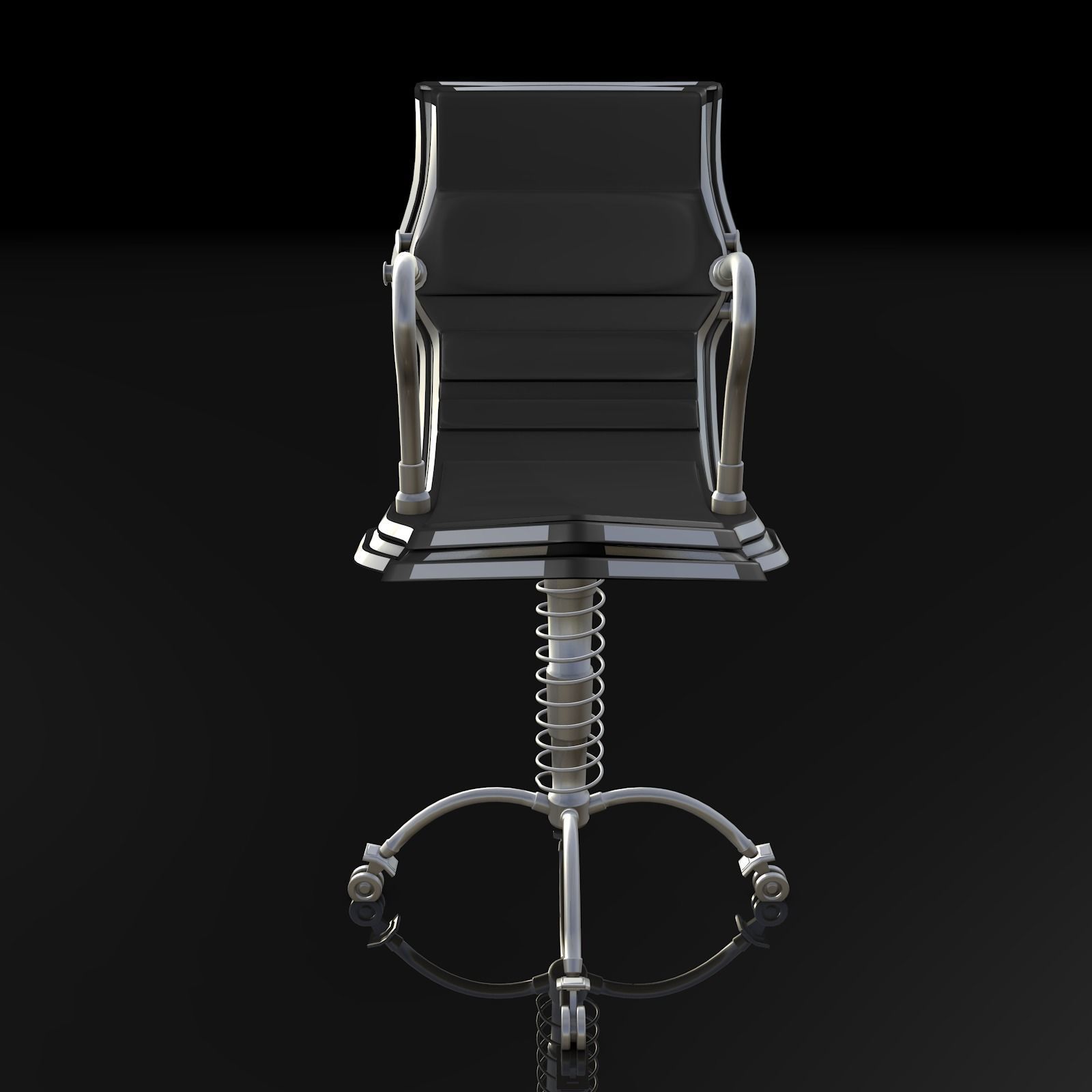 Sci Fi Chair 3D model_2