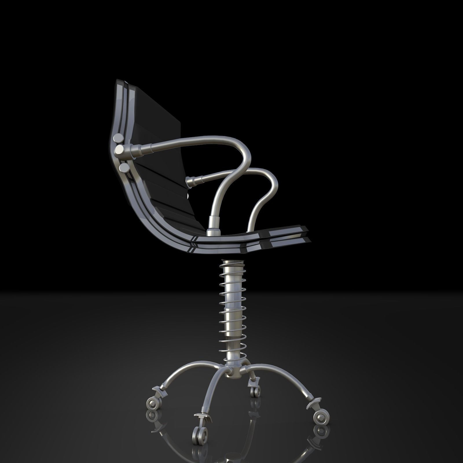 Sci Fi Chair 3D model_1