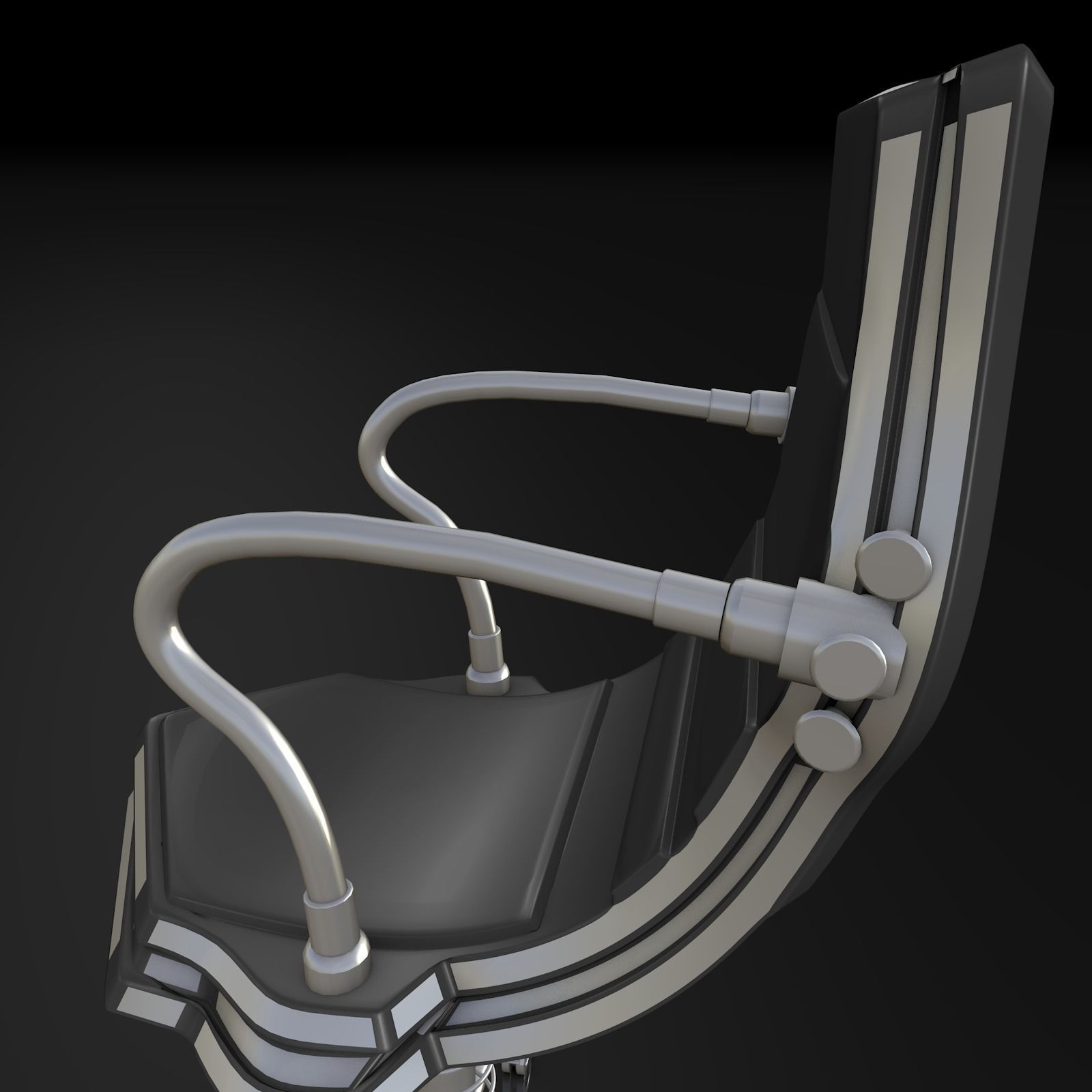 Sci Fi Chair 3D model_7