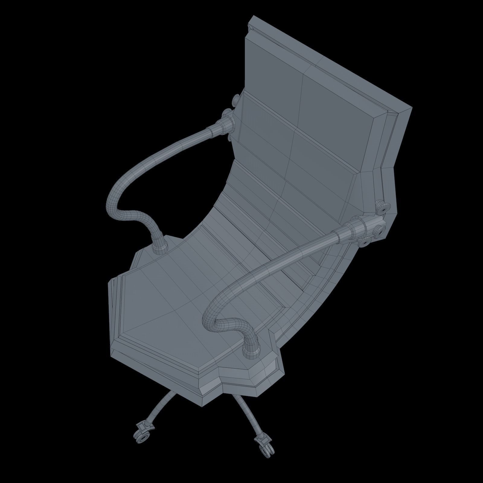 Sci Fi Chair 3D model_15