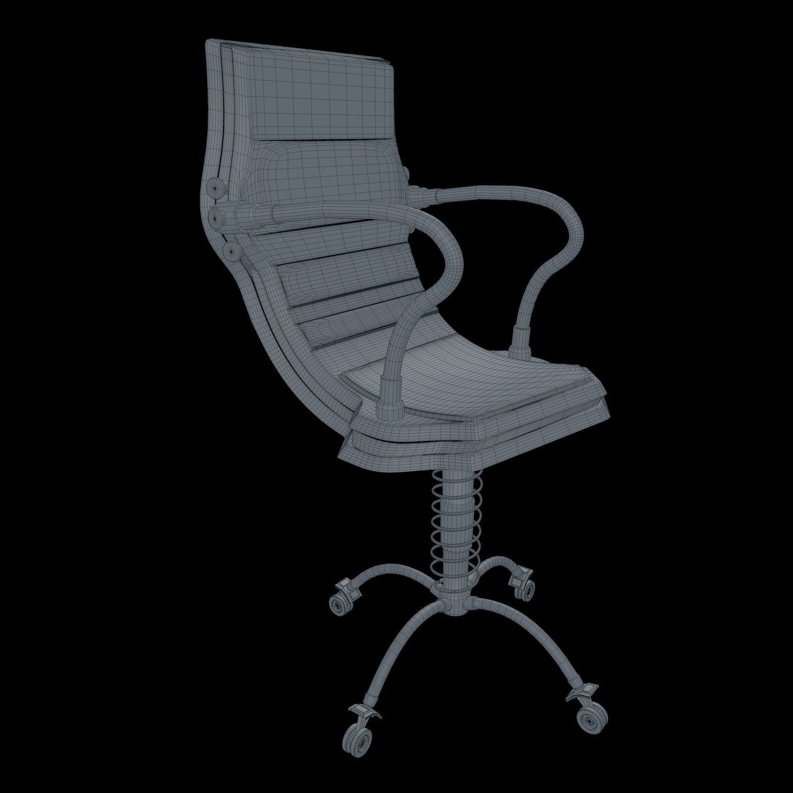 Sci Fi Chair 3D model_10