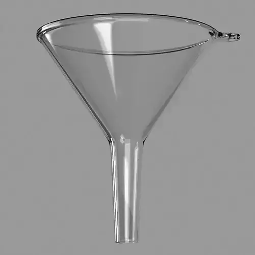 Funnel glass 3D model