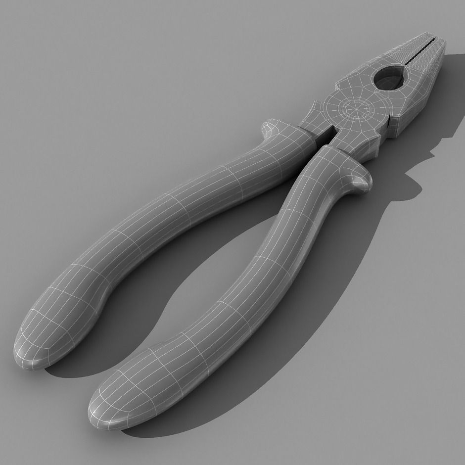 Pliers 3D model_3
