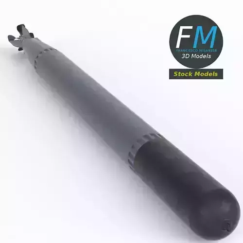 Torpedo weapon 3D model
