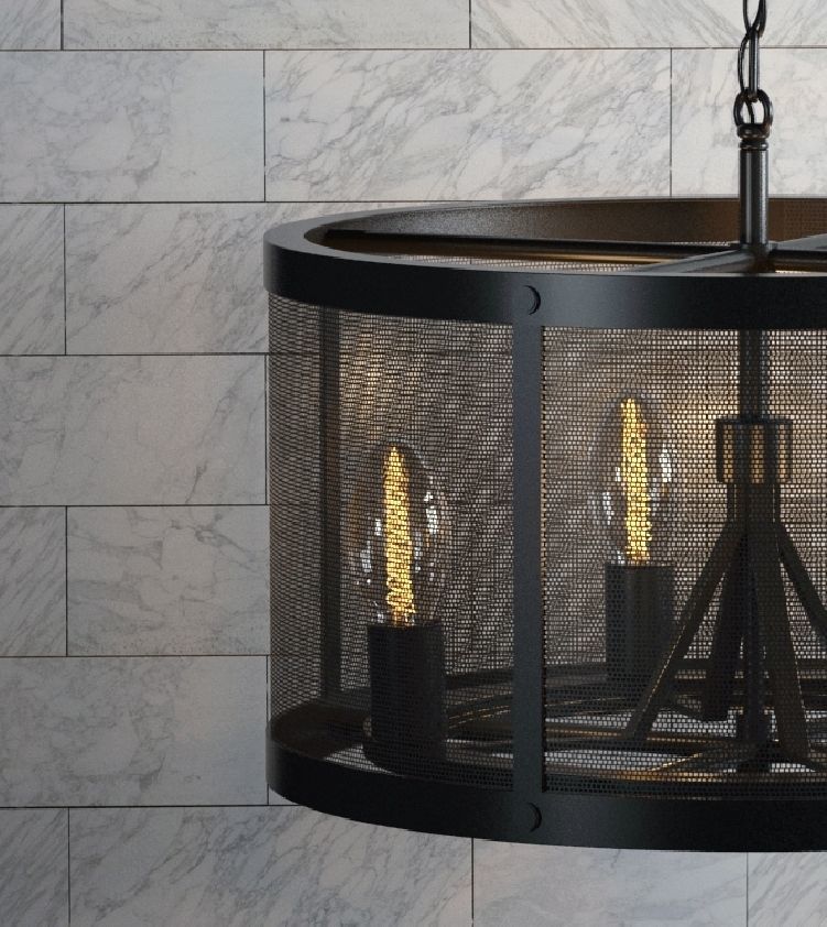 Chandelier Loft Design 3D model_1