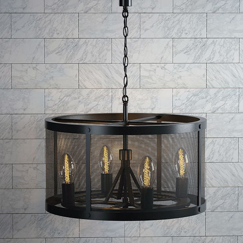 Chandelier Loft Design 3D model