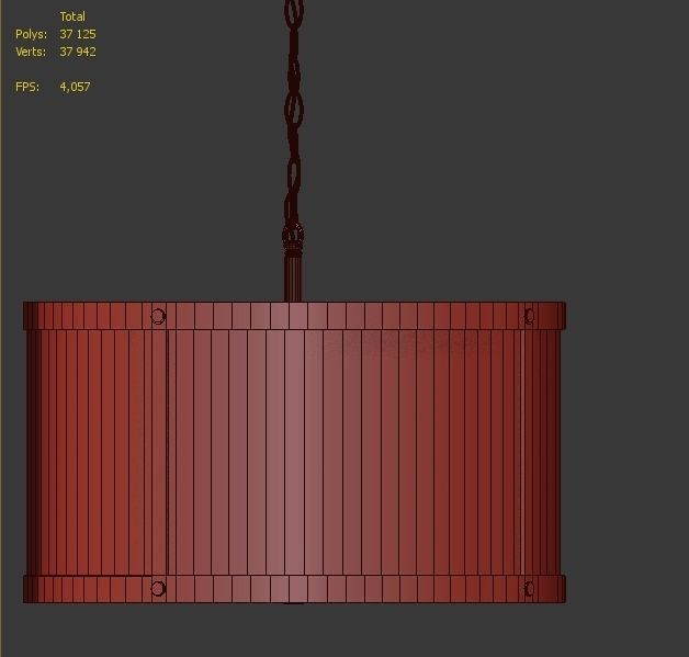 Chandelier Loft Design 3D model_4