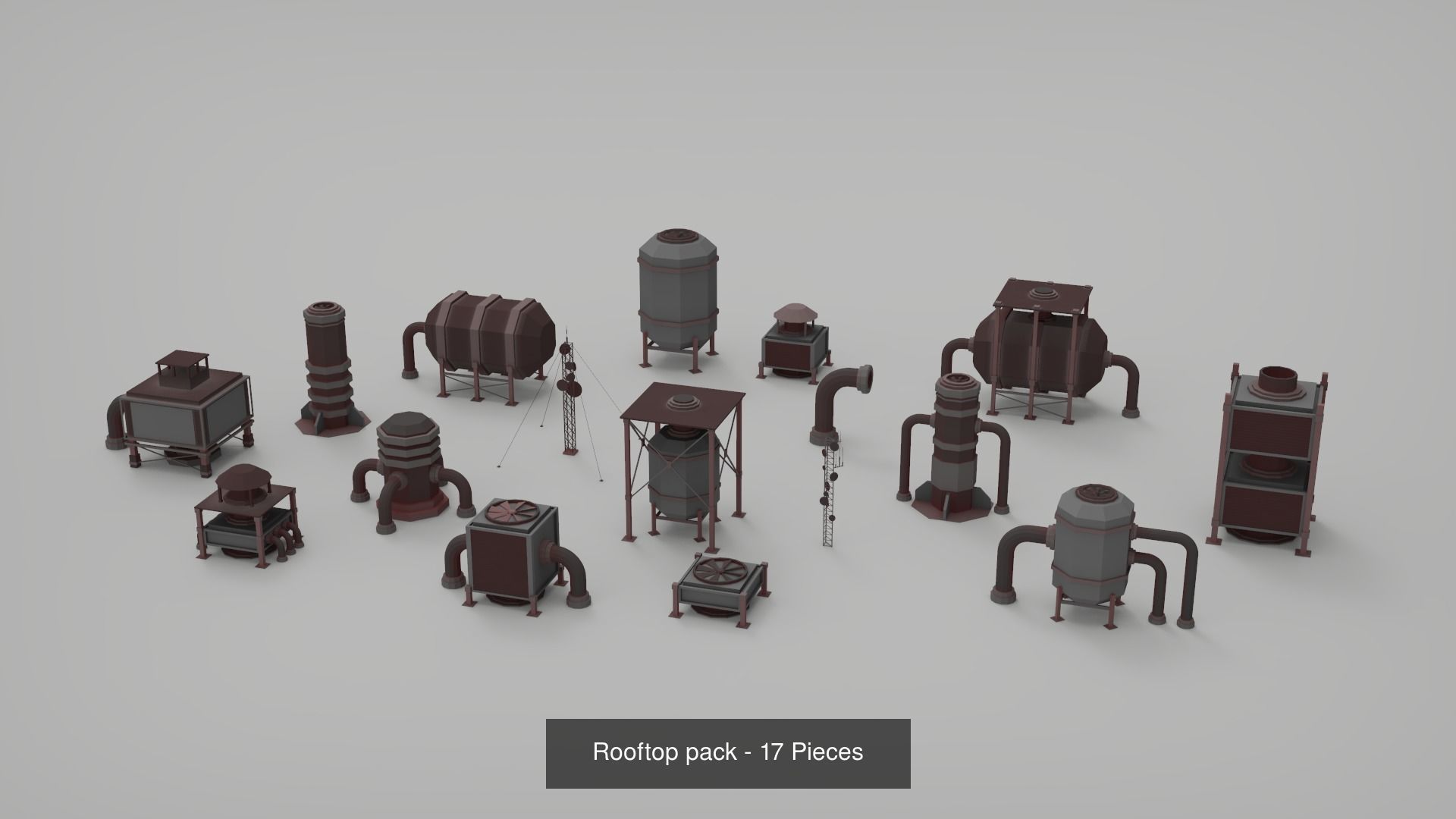 Polygonal Pack 3D Model Collection_4