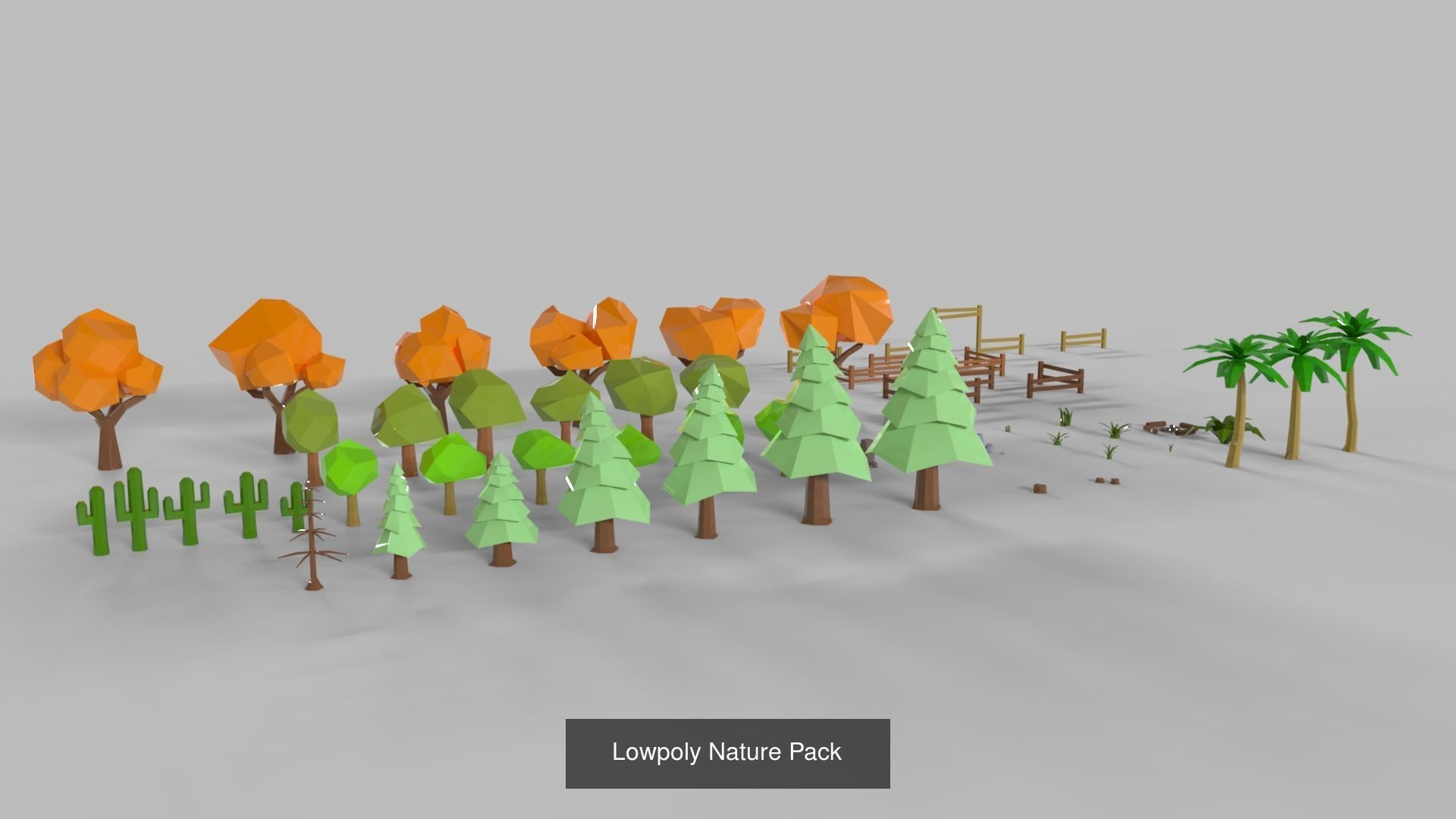 Polygonal Pack 3D Model Collection_3