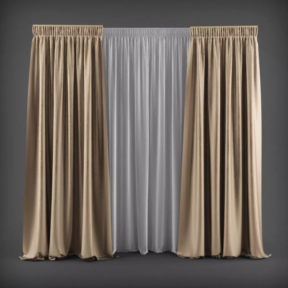 Curtain 3D model 15 3D model_0