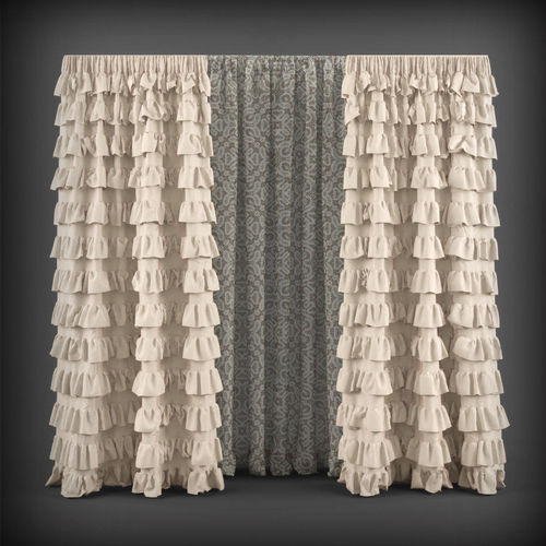 Curtain 3D model 16 3D model