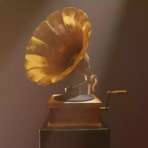 Gramophone 3D model