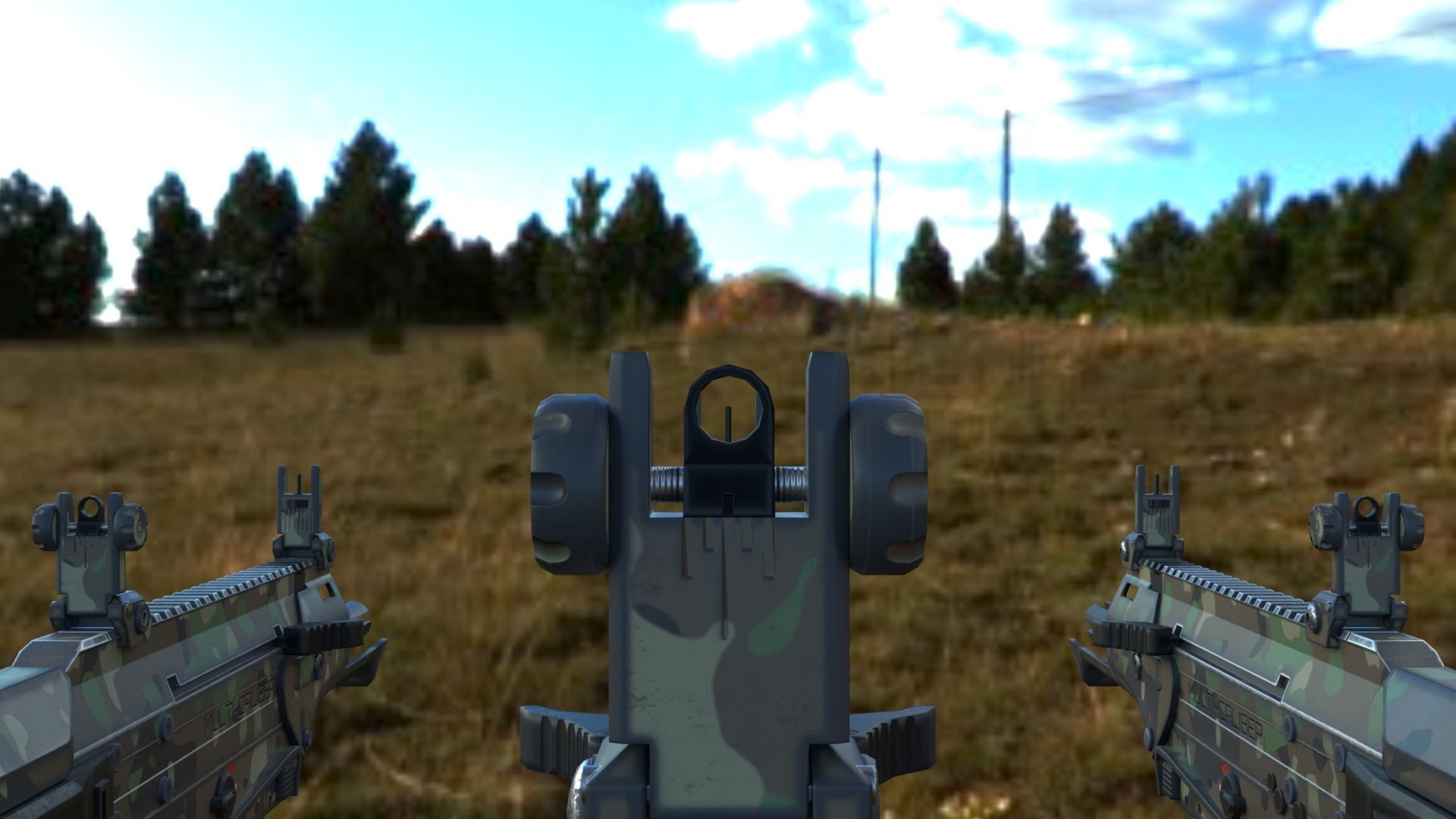 Modular Bullpup Rifle-Carbine Variant Low-poly 3D model_16