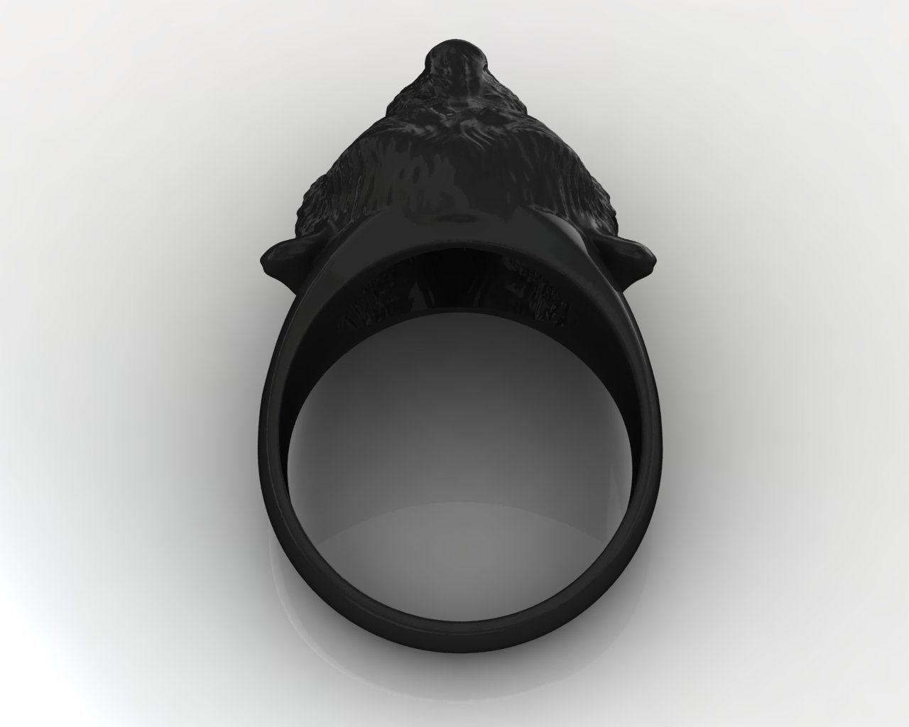 Bear Ring Free 3D print model_3
