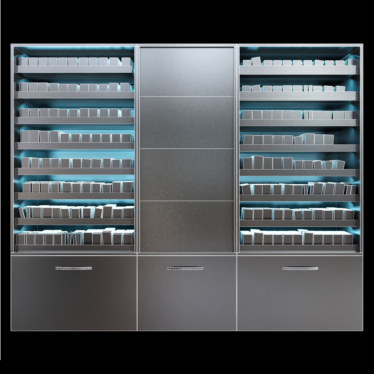 Cigarette stand 3D model_1