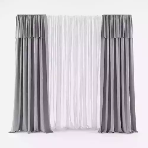 Curtain 3D model 20 3D model