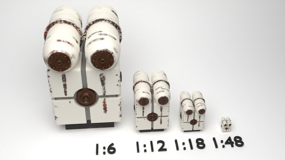 Star Wars Echo Base Crate  1-12 scale Blackseries  Free 3D print model_5