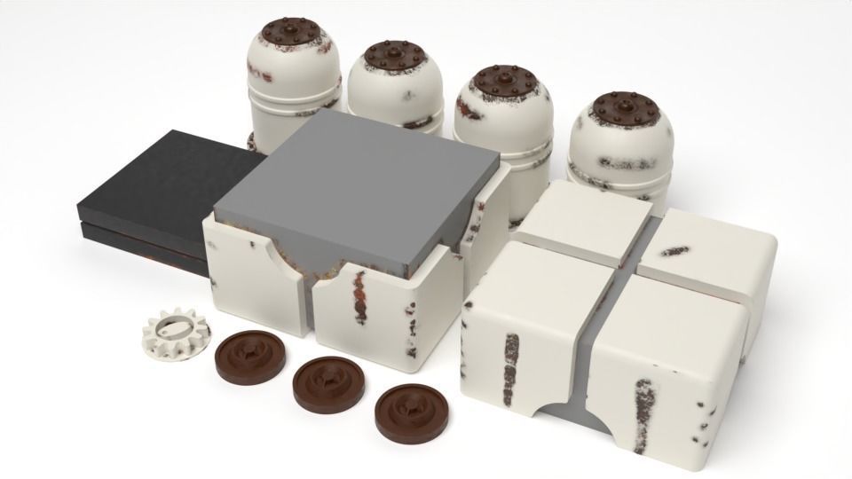 Star Wars Echo Base Crate  1-12 scale Blackseries  Free 3D print model_7