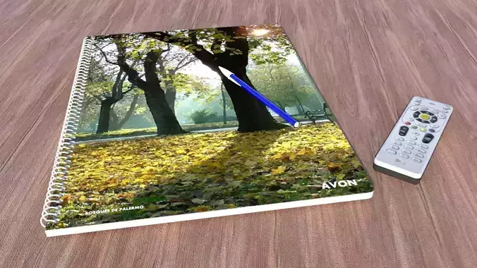 cuaderno xerox notebook with remote control