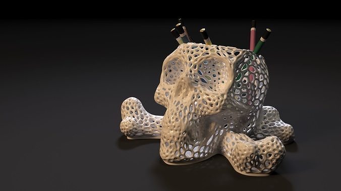 Pirate skull 3D print model