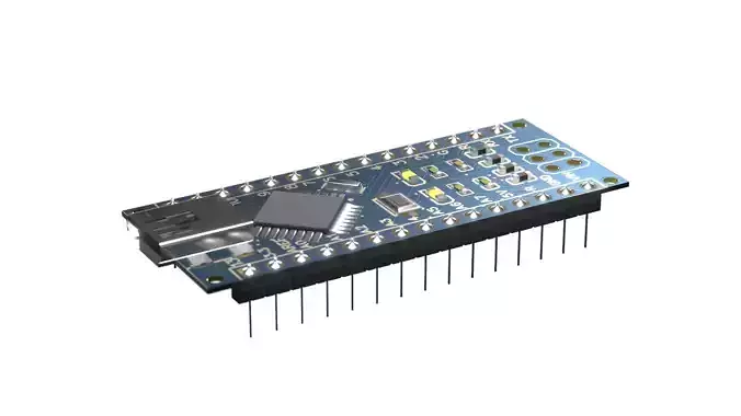 Arduino Nano  Low-poly 3D model